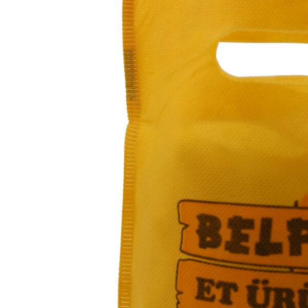 El Geçmeli Sarı Bez Çanta